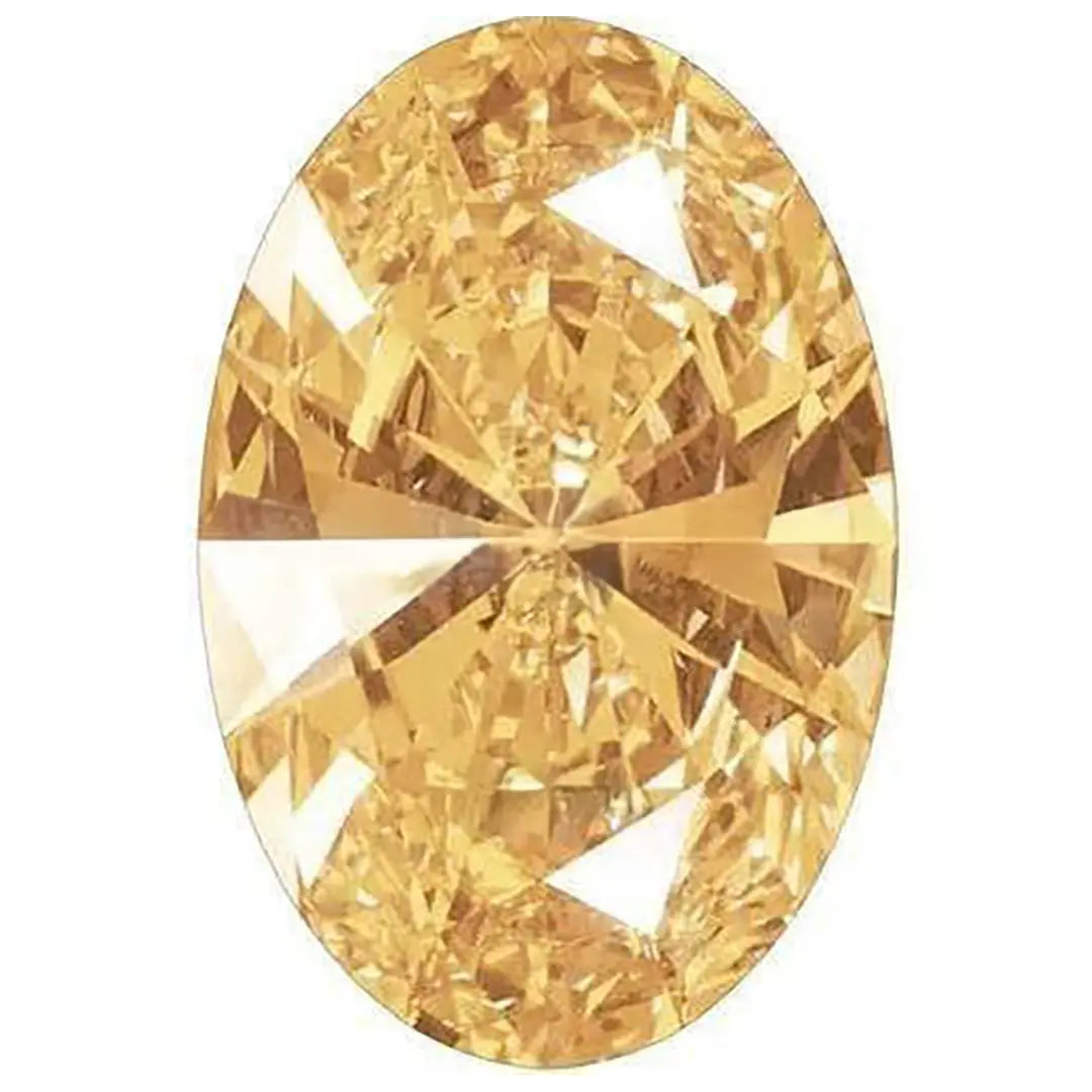 Swarovski Zirconia Oval Pure Brilliance Cut Fancy Yellow