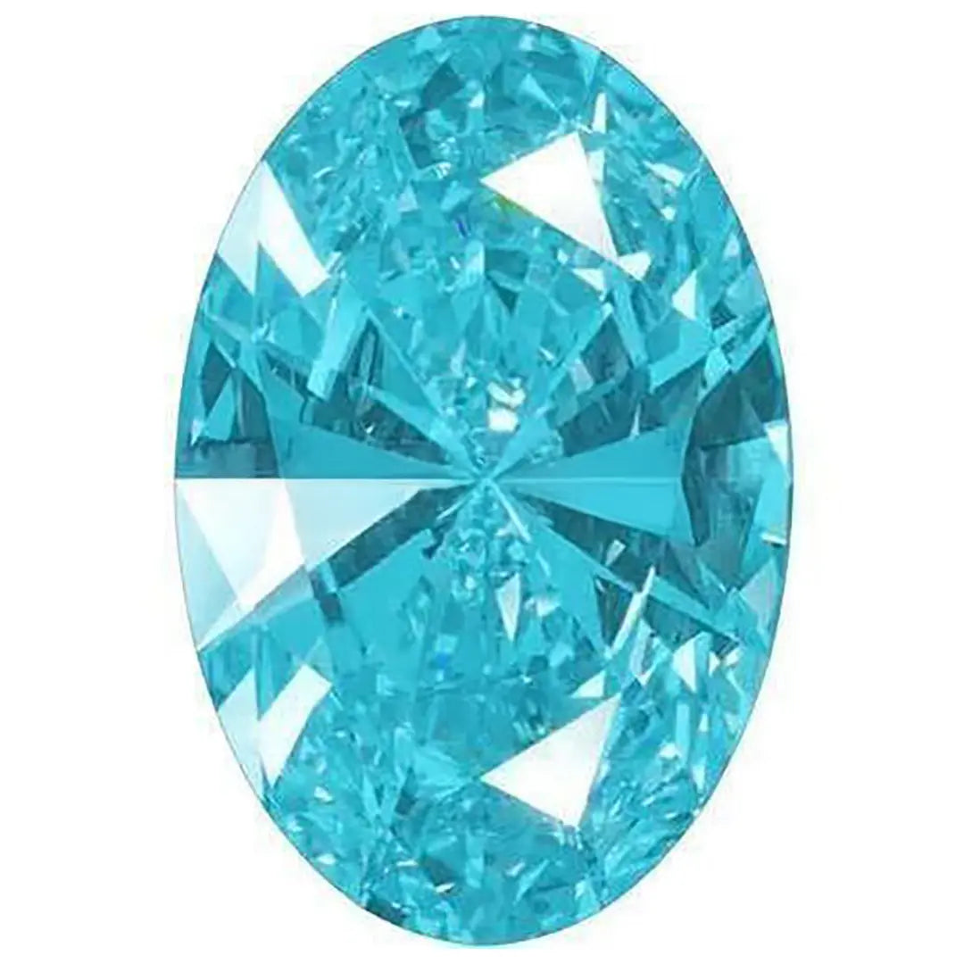 Swarovski Zirconia Oval Pure Brilliance Cut Mint Green