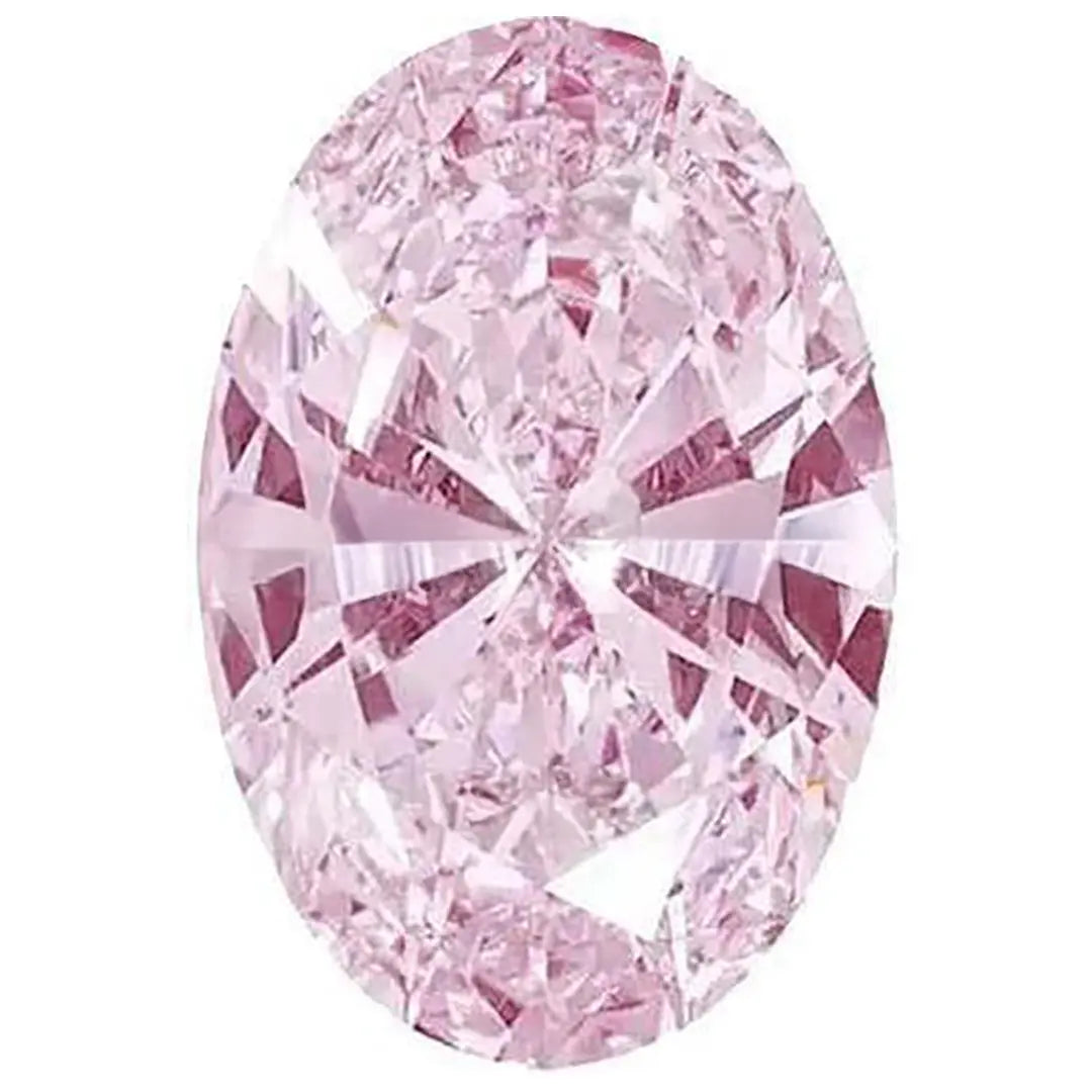 Swarovski Zirconia Oval Pure Brilliance Cut Purplish Pink
