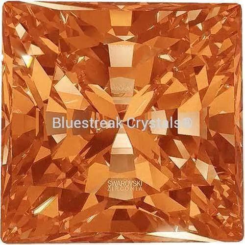 Swarovski Zirconia Square Princess Pure Brilliance Cut Caramel - Bluestreak Crystals
