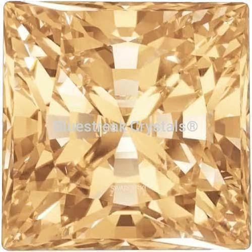 Swarovski Zirconia Square Princess Pure Brilliance Cut Fancy Yellow - Bluestreak Crystals