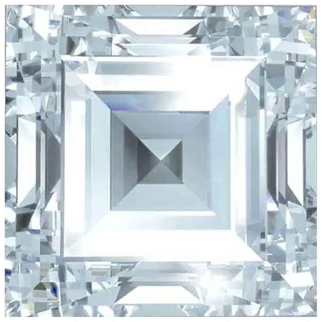 Swarovski Zirconia Square Step Cut White