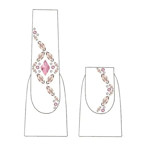 I Do... Crystals! Bridal Nail Art Design With Serinity Crystals