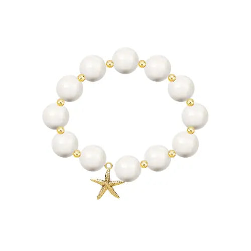 Beach Inspired Pearl Bracelet