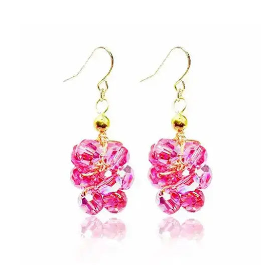 Swarovski Crystals Cluster Earrings Jewellery Making Project