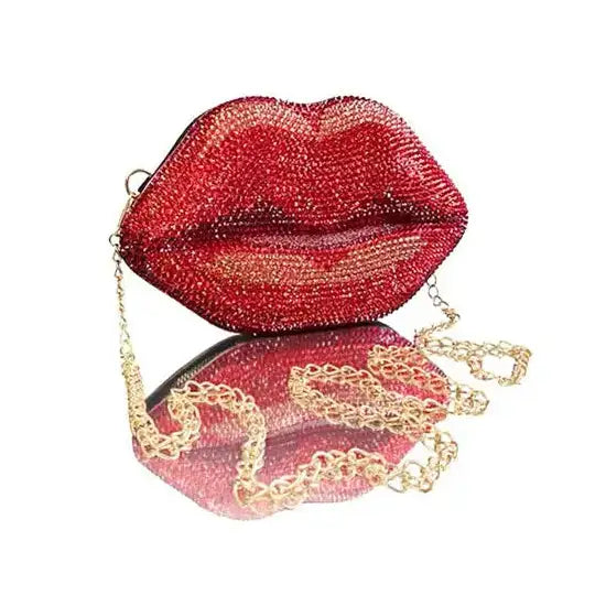 Serinity Crystals Lips Bag Rhinestone Embellishment Project