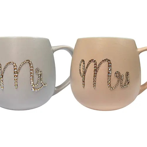 Serinity Crystals Mr & Mrs Mugs Rhinestone Embellishment Project