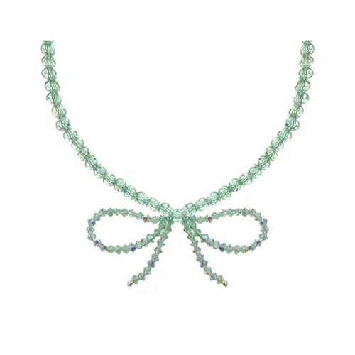 Preciosa Crystals Bead Bow Choker Jewellery Project