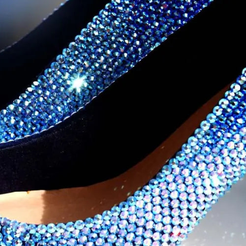 Preciosa Crystals Rhinestone Shoe Embellishment Tutorial