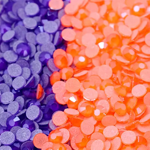 Preciosa Flatback Crystals : Neon UV Glow Festival Makeup