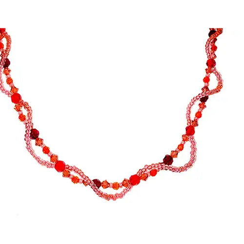 Preciosa Beads Woven Necklace Jewellery Making Project