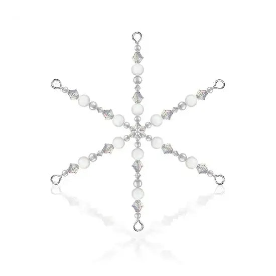 Serinity Beads Snowflake Decoration Crafting Project