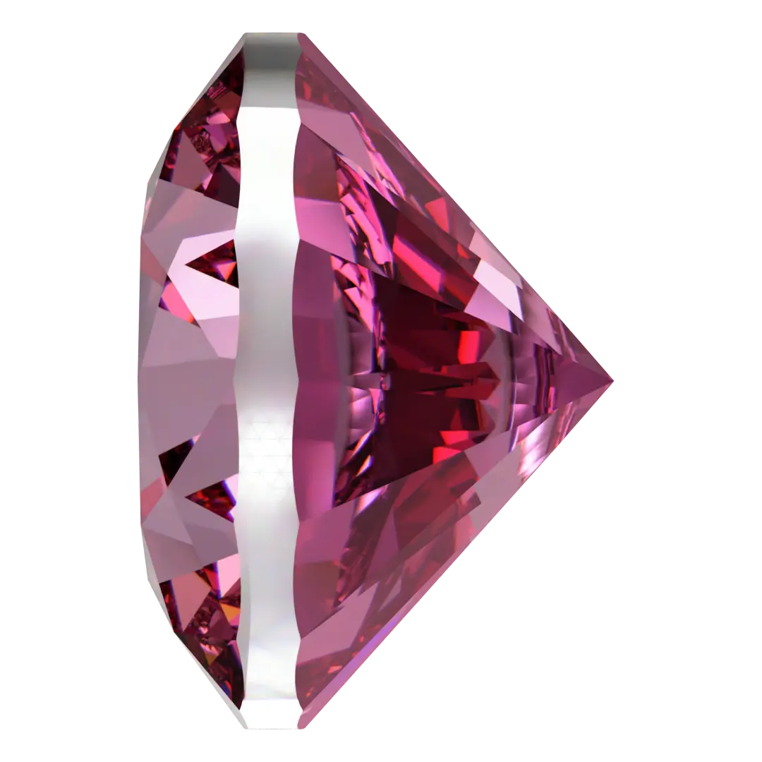 Swarovski Zirconia Round Pure Brilliance Cut Red