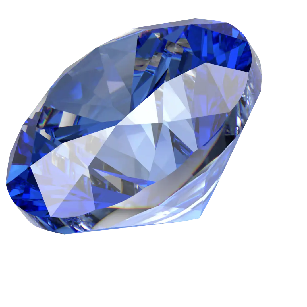 Swarovski Zirconia Round Pure Brilliance Cut Arctic Blue