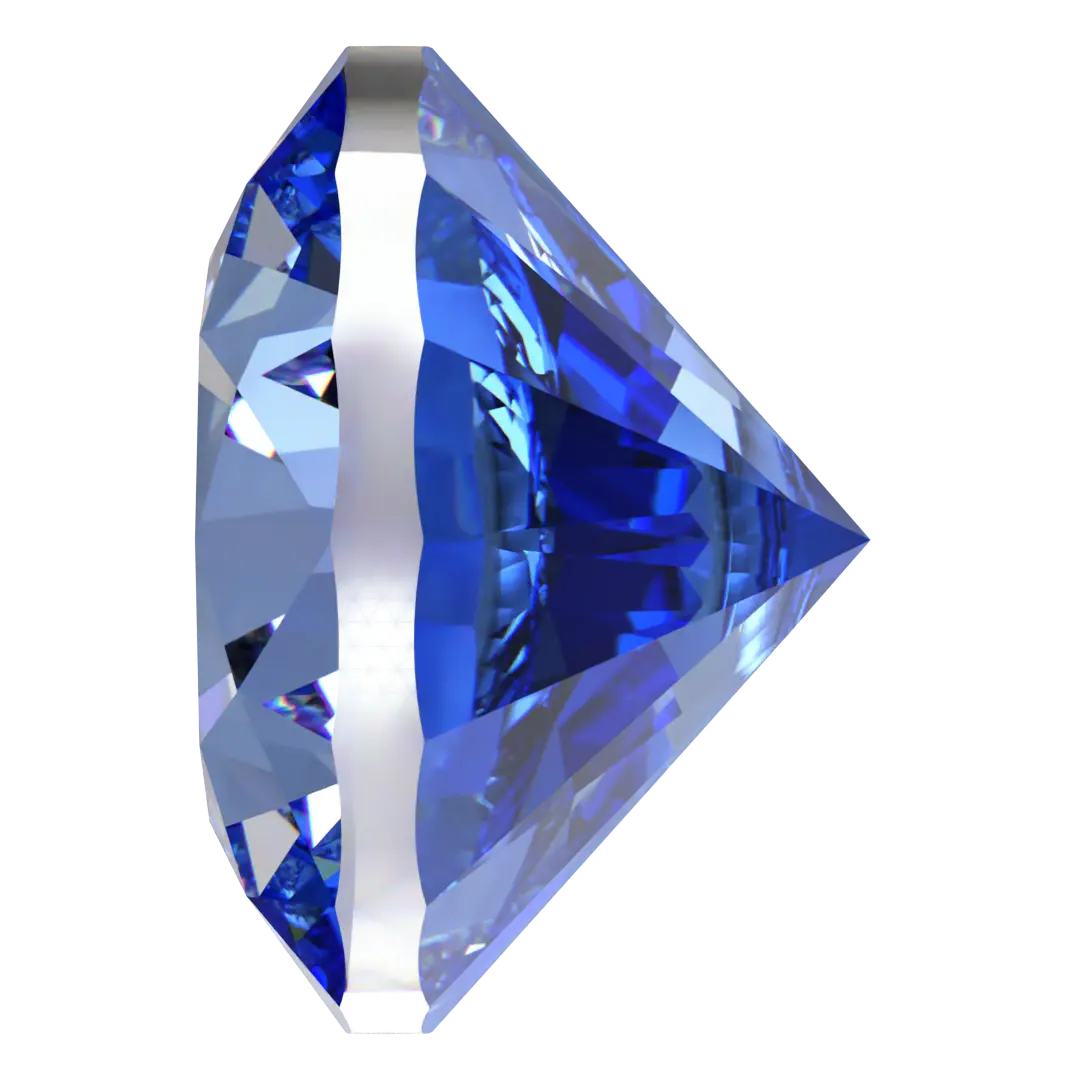 Swarovski Zirconia Round Pure Brilliance Cut Arctic Blue