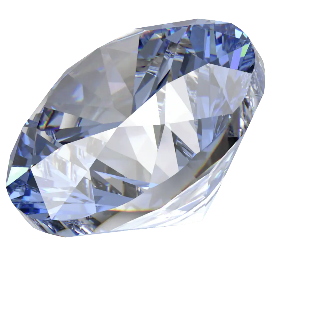 Swarovski Zirconia Round Pure Brilliance Cut Greyish Blue