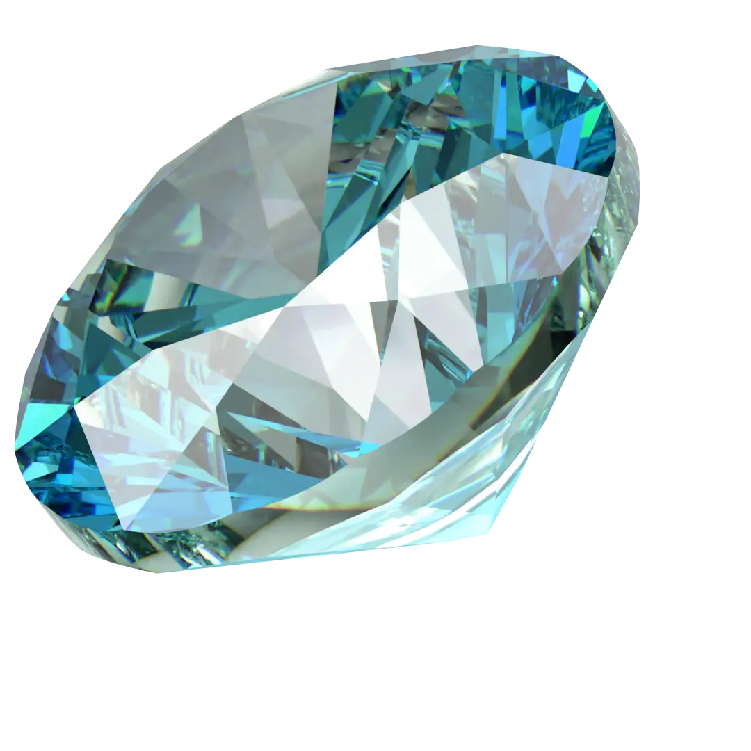 Swarovski Zirconia Round Pure Brilliance Cut Mint Green