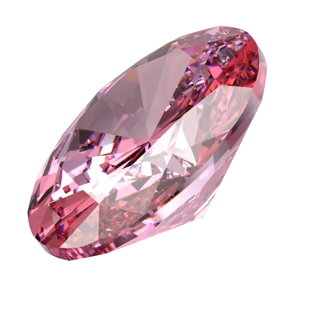 Swarovski Zirconia Oval Pure Brilliance Cut Fancy Pink