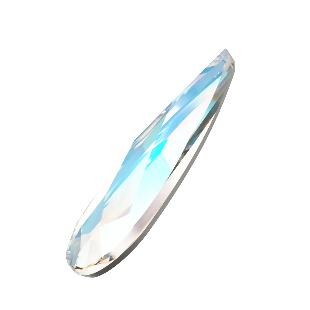 Serinity Flat Back Crystals Non Hotfix Raindrop (2304) Crystal Shimmer