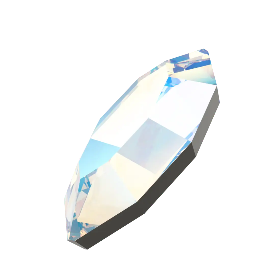 Serinity Flat Back Crystals Non Hotfix Navette (2200) Crystal Shimmer