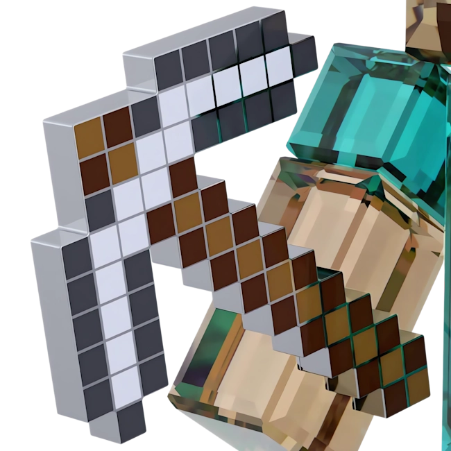 Swarovski Minecraft Steve