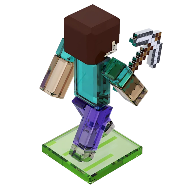 Swarovski Minecraft Steve