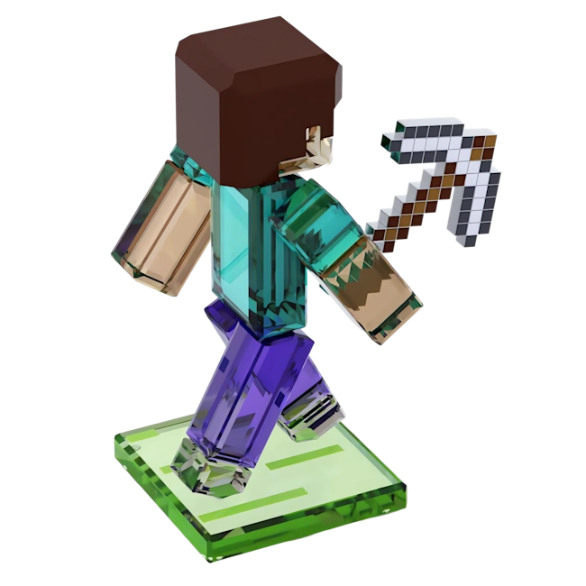 Swarovski Minecraft Steve