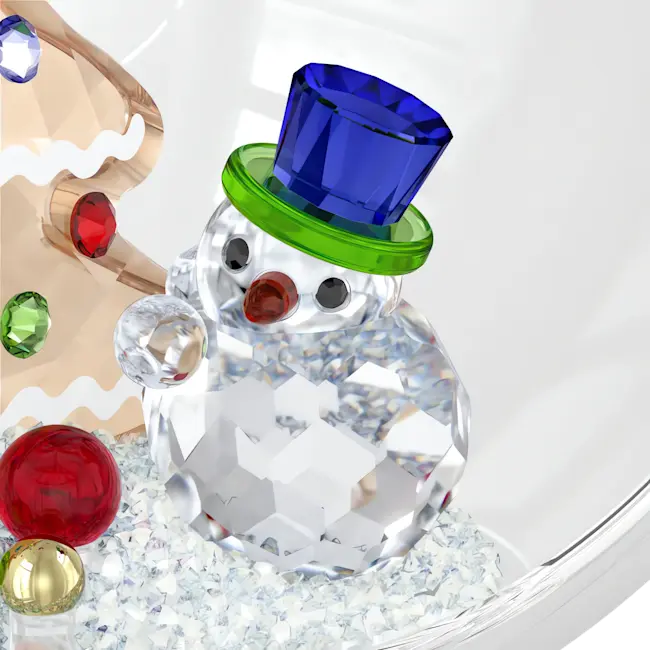 Swarovski Holiday Cheers Tree and Snowman Ball Ornament