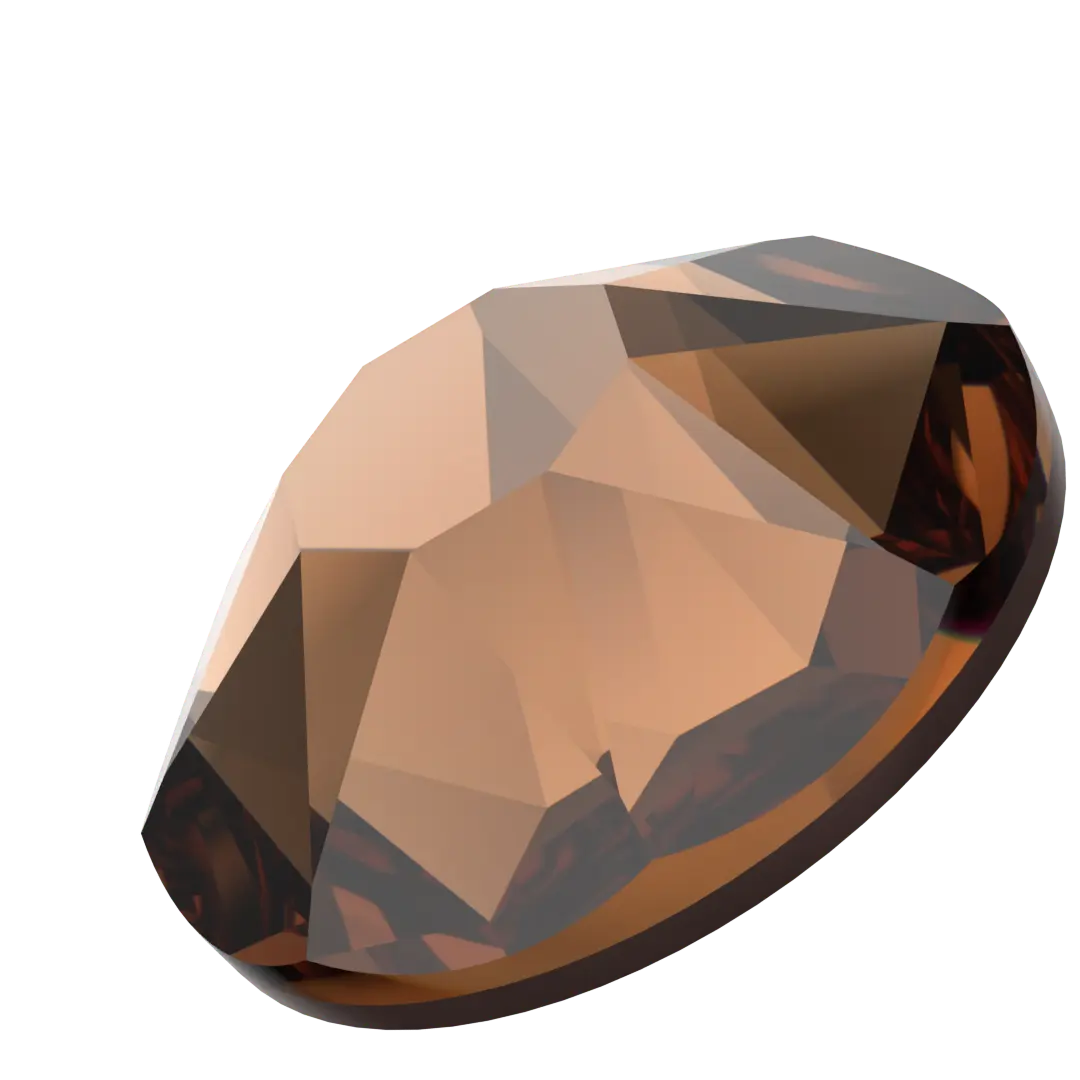 Serinity Hotfix Flat Back Crystals (2000, 2038 & 2078) Smoked Topaz