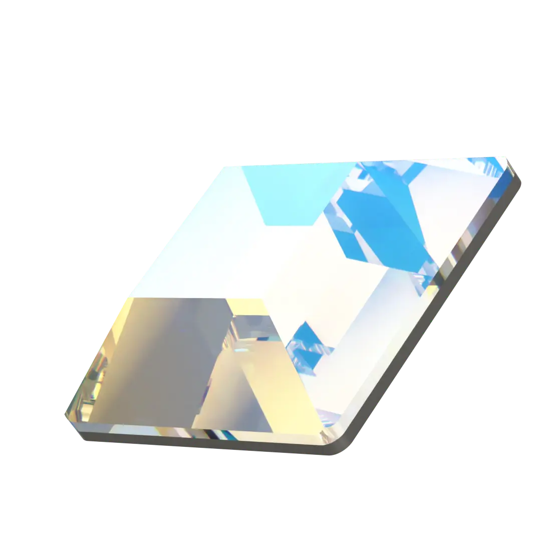 Serinity Flat Back Crystals Non Hotfix Square (2400) Crystal Shimmer