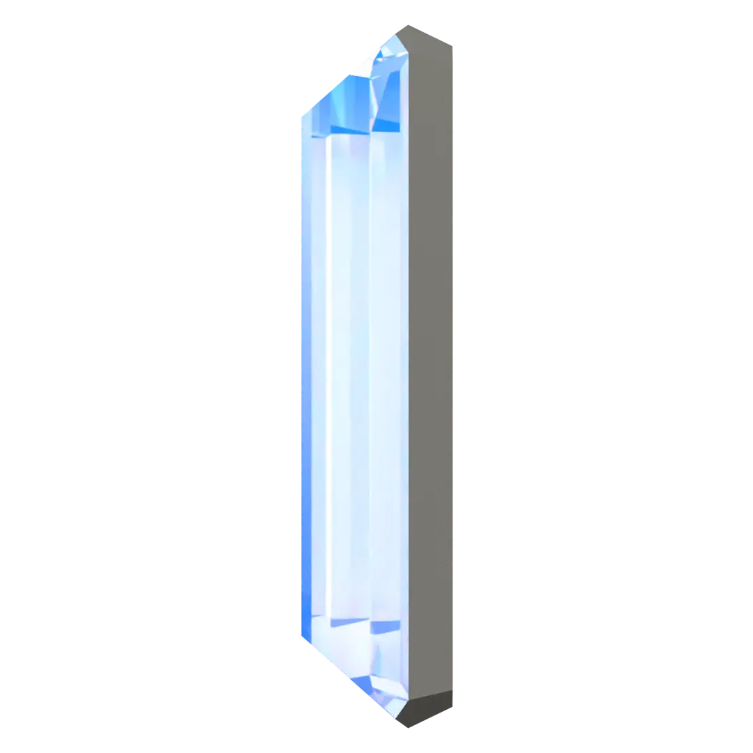 Serinity Flat Back Crystals Non Hotfix Baguette (2510) Crystal Shimmer