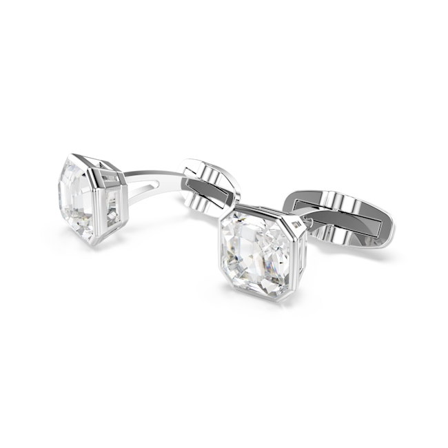 Swarovski Millenia Cufflinks Octagon Cut White Rhodium Plated