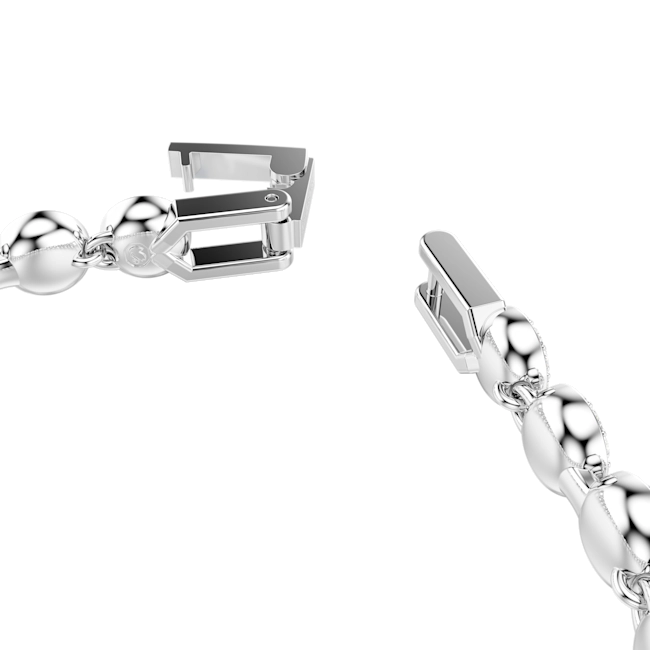 Swarovski Una Angelic Tennis Bracelet Round Cut Blue Rhodium Plated