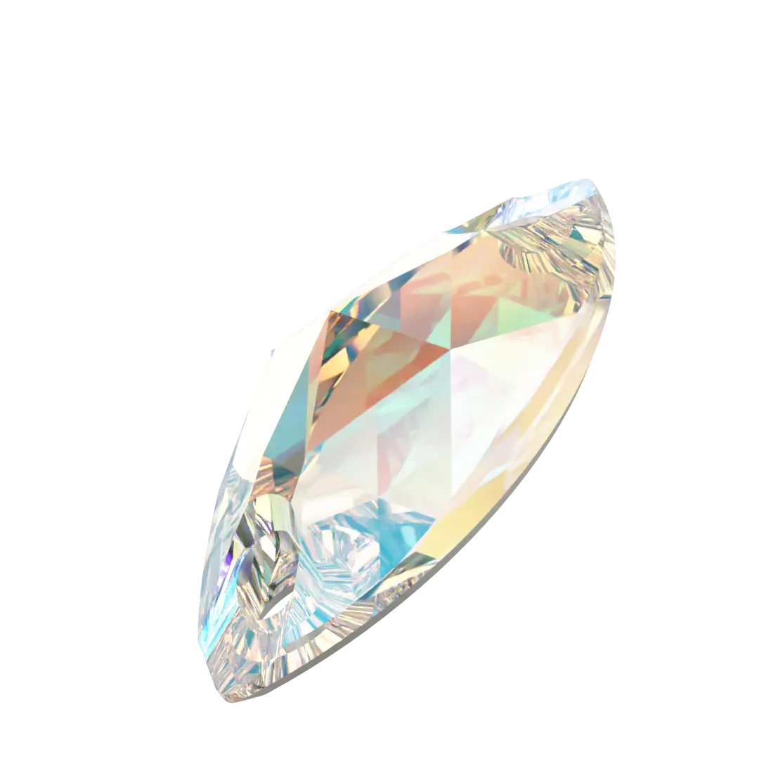 Serinity Sew On Crystals Navette (3223) Crystal Shimmer