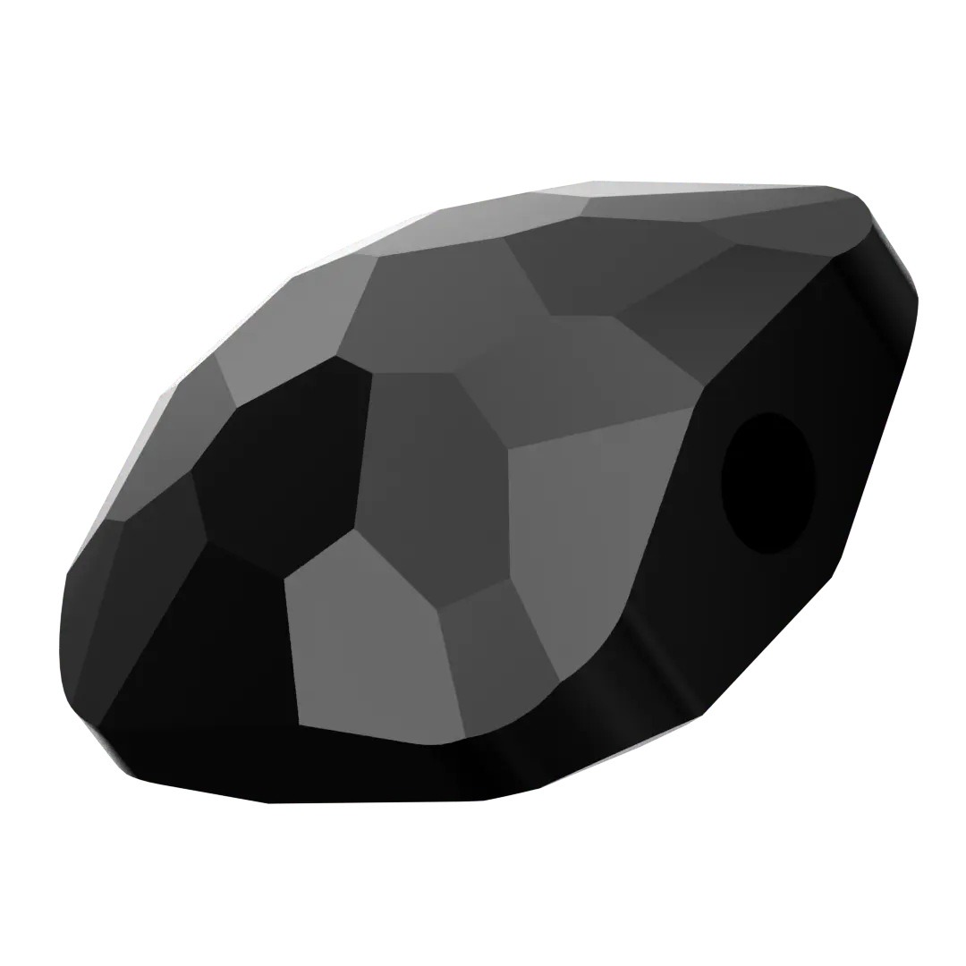 Serinity Crystal Beads Fantasy Square (5035) Jet