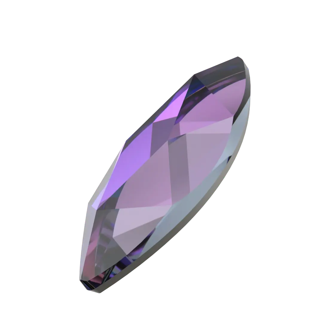 Serinity Flat Back Crystals Non Hotfix Marquise (2201) Crystal Heliotrope
