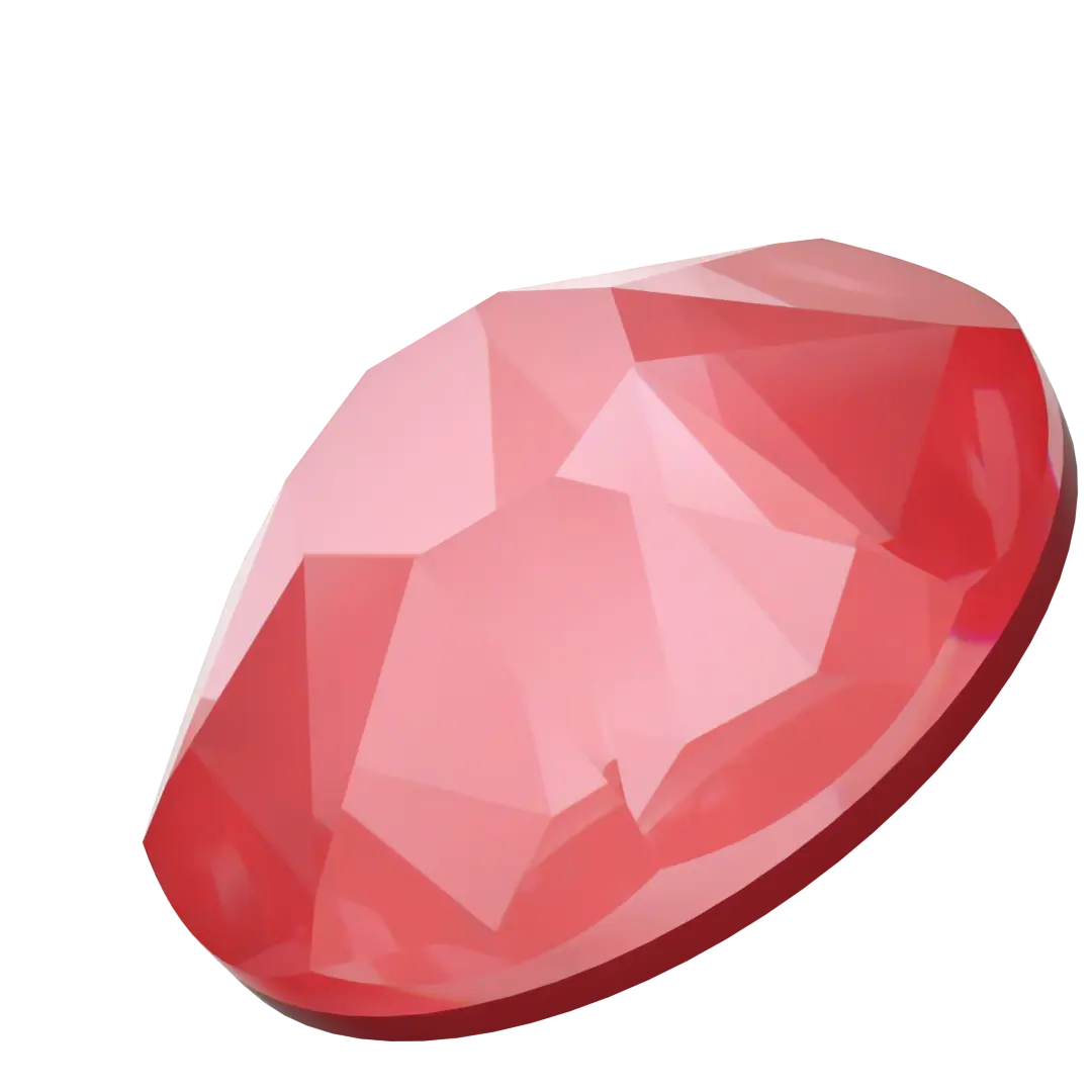 Serinity Hotfix Flat Back Crystals (2000, 2038 & 2078) Crystal Poppy Red Ignite