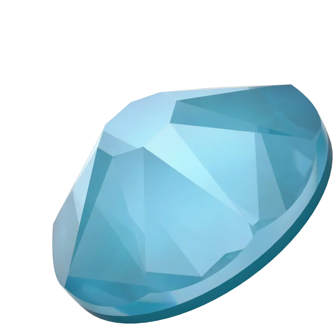 Serinity Flat Back Crystals Non Hotfix (2000, 2058 & 2088) Crystal Teal Ignite UNFOILED