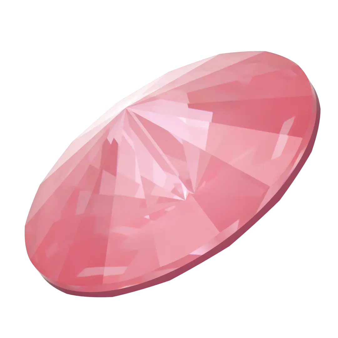 Serinity Chatons Round Stones Rivoli (1122) Crystal Dahlia Ignite UNFOILED