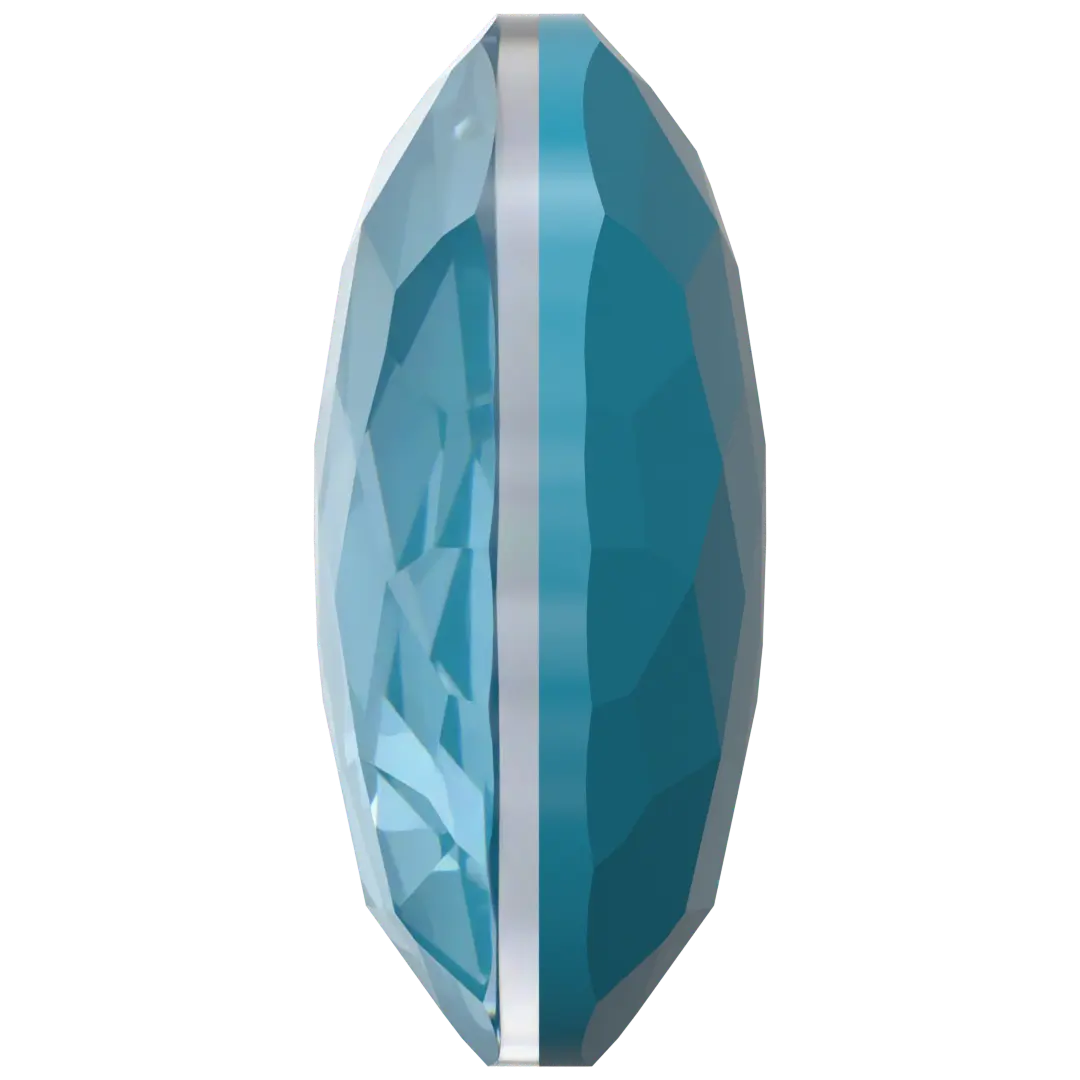 Serinity Chatons Round Stones Thin (1383) Crystal Teal Ignite UNFOILED