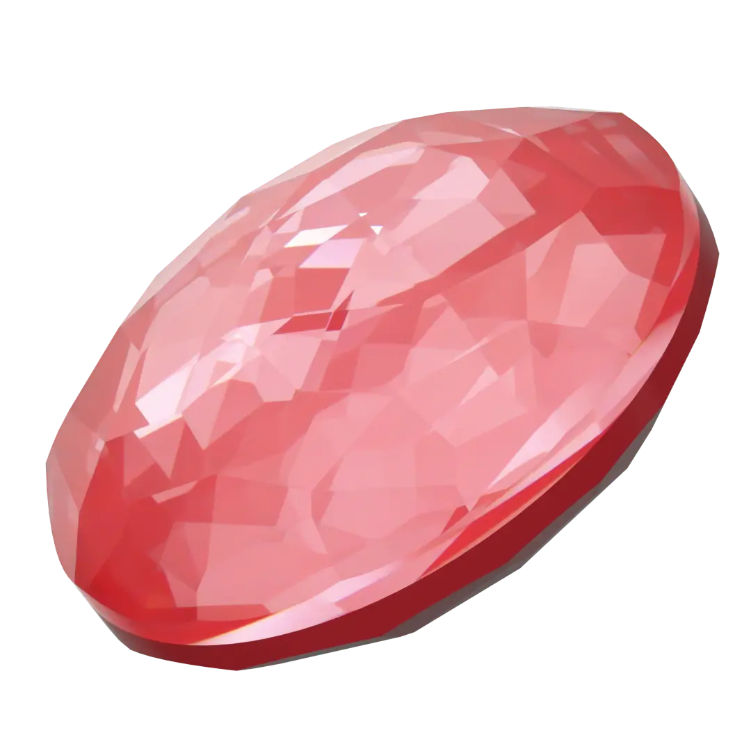 Serinity Chatons Round Stones Thin (1383) Crystal Poppy Red Ignite UNFOILED