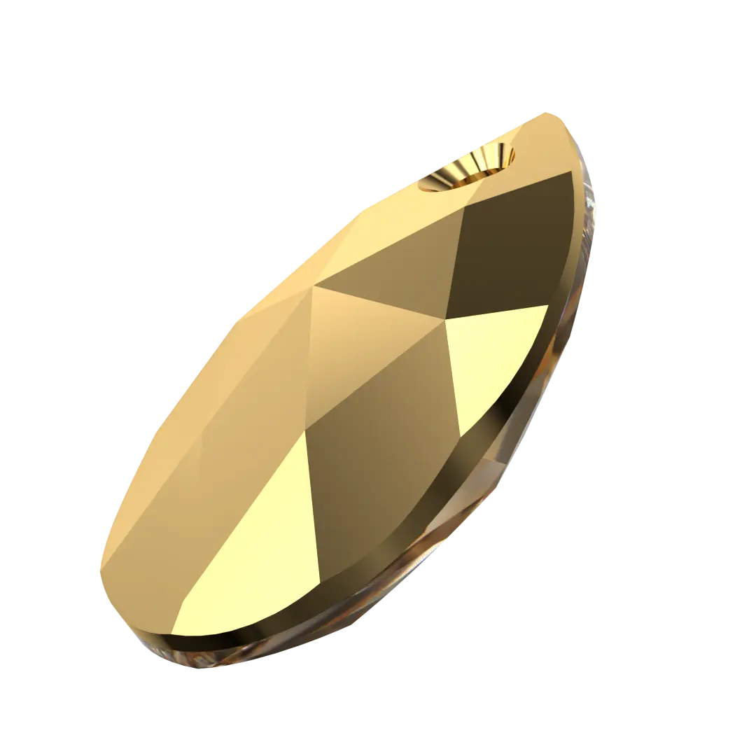 Serinity Pendants Peardrop (6106) Crystal Aurum X2