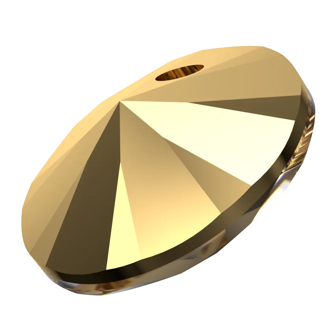 Serinity Pendants Round Cut (6428) Crystal Aurum X2