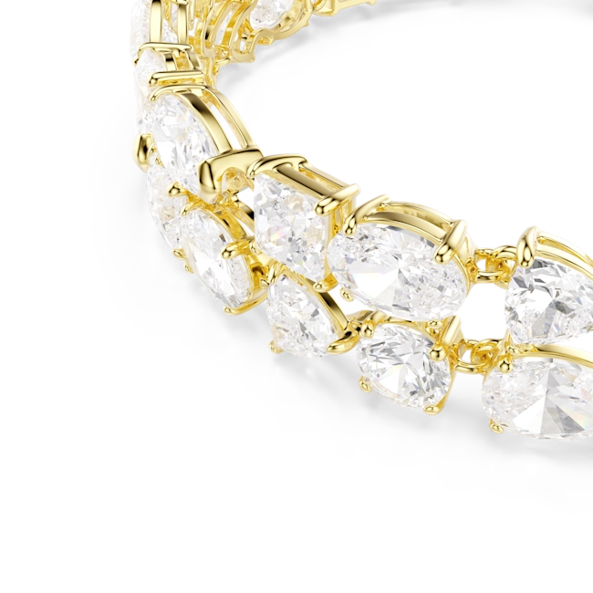 Swarovski Mesmera Bracelet Mixed Cuts White Gold-Tone Plated