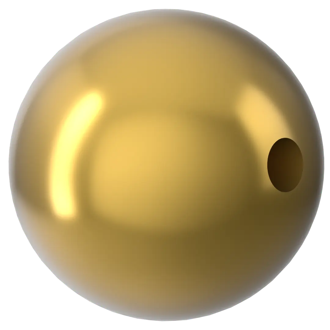Serinity Pearls Round (5810) Crystal Royal Gold