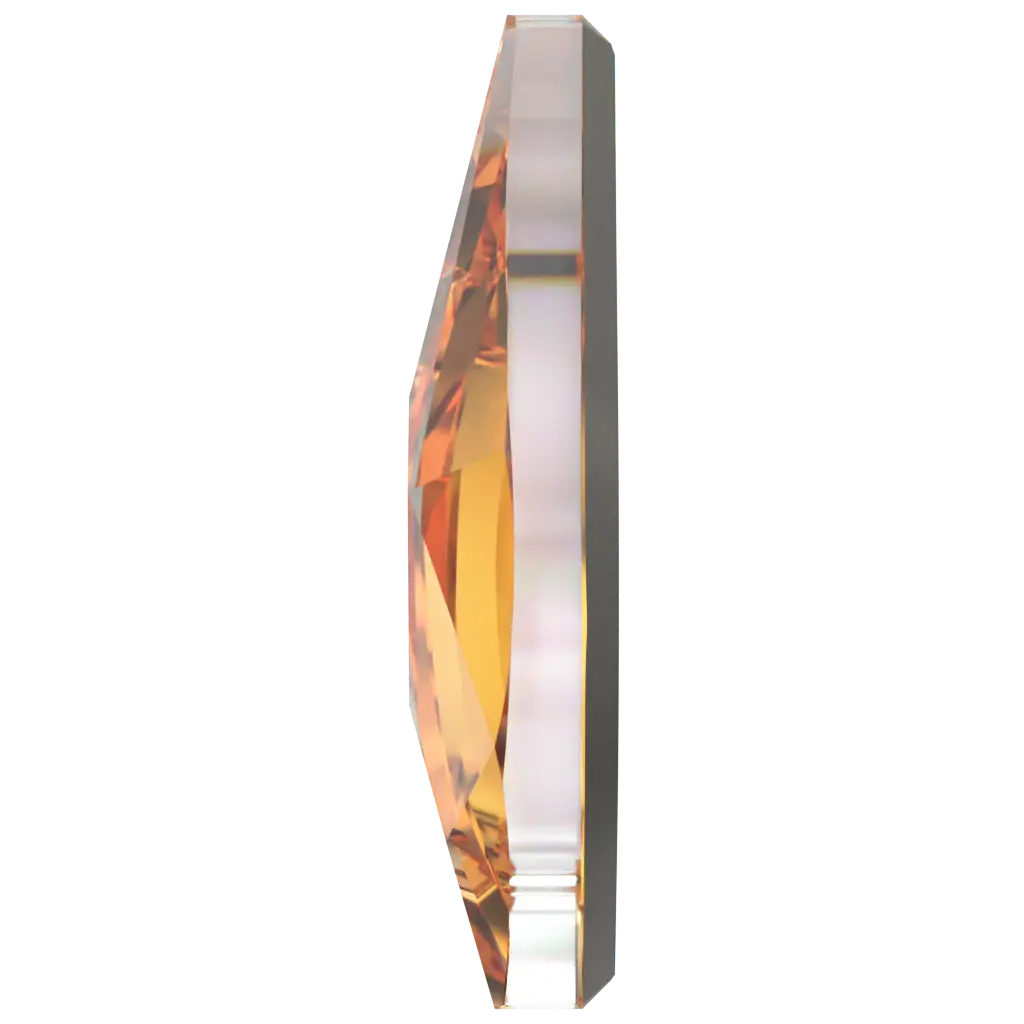 Serinity Flat Back Crystals Non Hotfix Flame (2205) Dark Orange