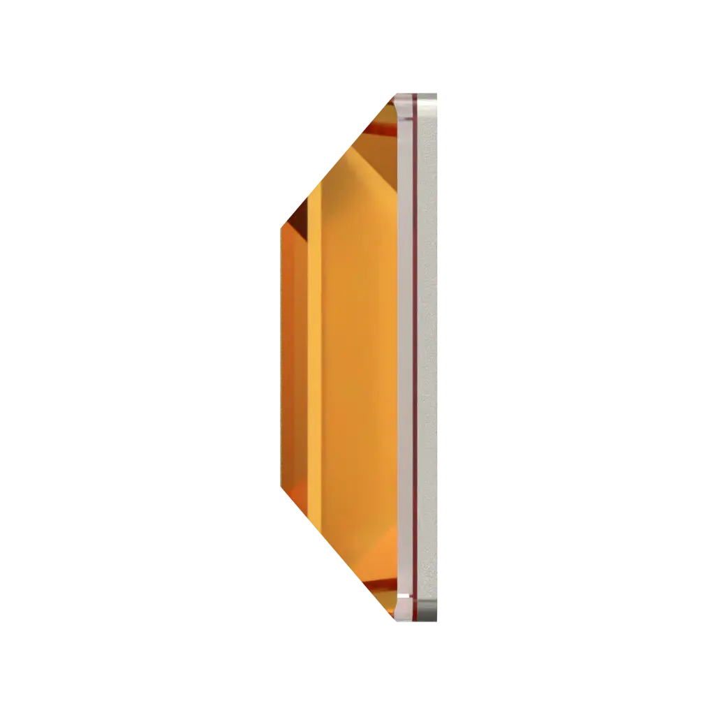 Serinity Flat Back Crystals Non Hotfix Square (2400) Dark Orange