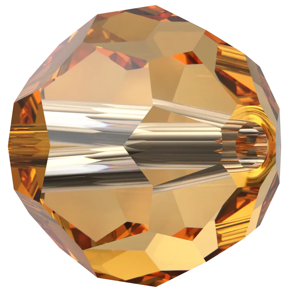 Serinity Crystal Beads Round (5000) Dark Orange