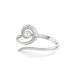 Ariana Grande x Swarovski Bangle Crystal Pearl Baguette Cut White Rhodium Plated - Bluestreak Crystals