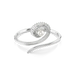Ariana Grande x Swarovski Bangle Crystal Pearl Baguette Cut White Rhodium Plated - Bluestreak Crystals